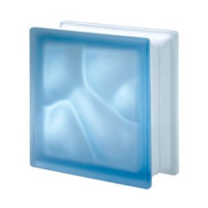 pustaki-szklane-nordica-q19-satynowane-niebieskie-luxfery-glass-block
